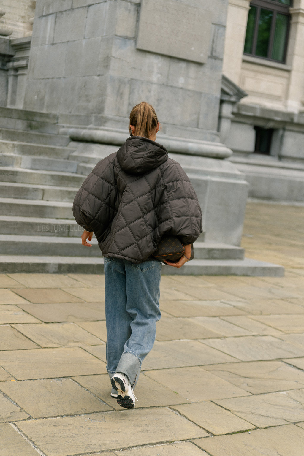 Sophie quilted jacket brown