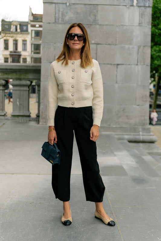 Les Jumelles Gabor cardigan off white