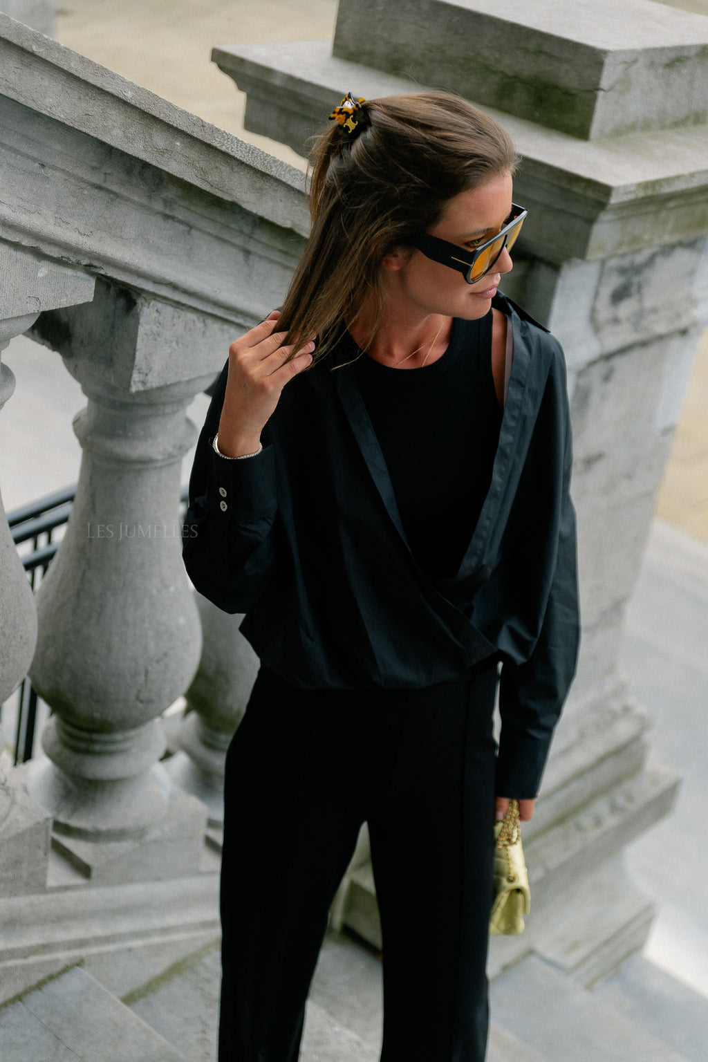 Lenzo blouse black