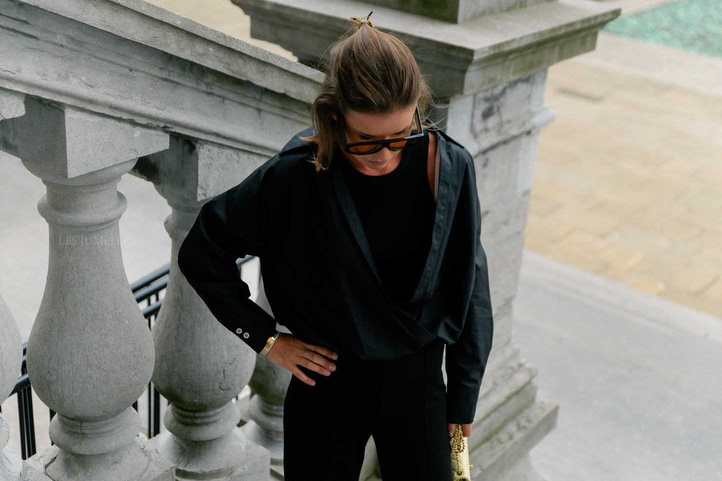 Lenzo blouse black