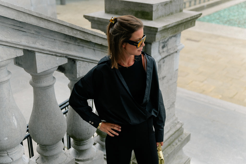 Lenzo blouse black