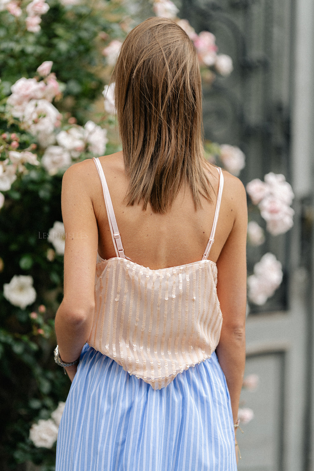 ViNaima pailletten top birch