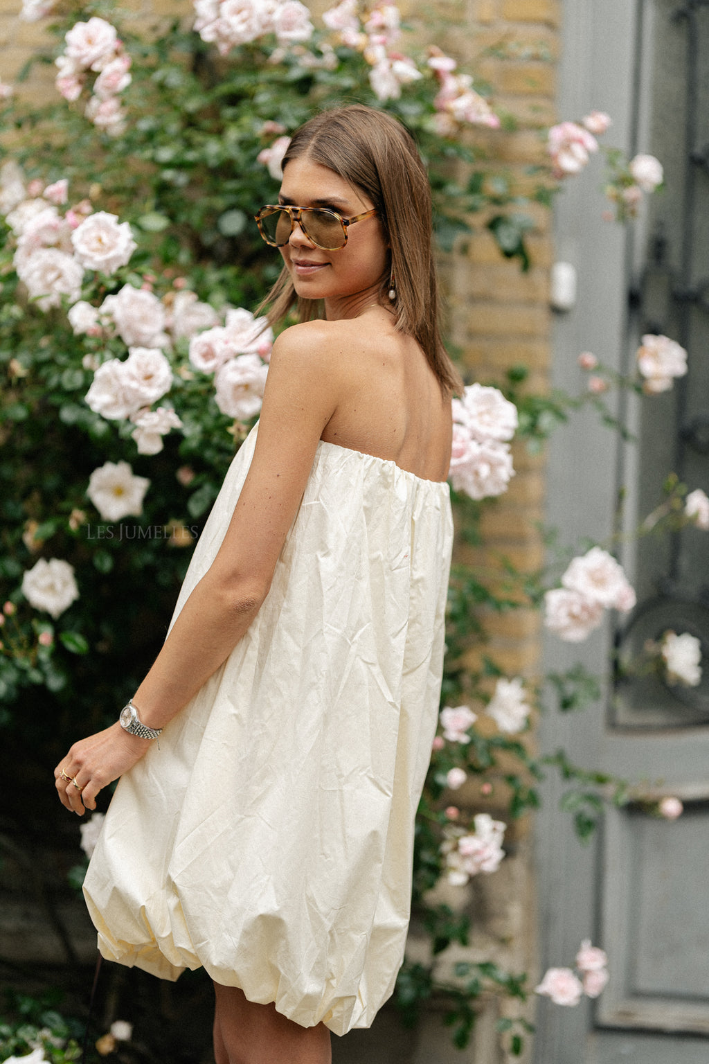 Robe bandeau Solange crème