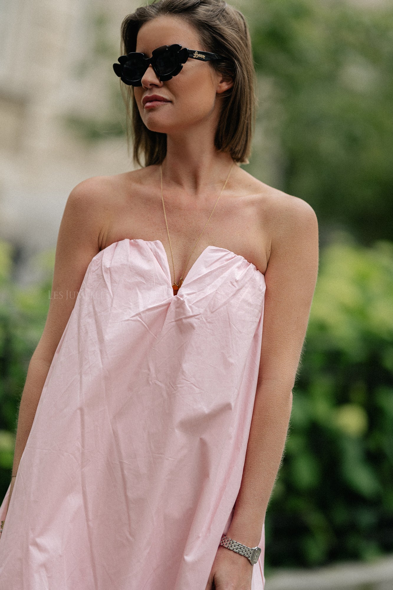 Robe bandeau Solange rose