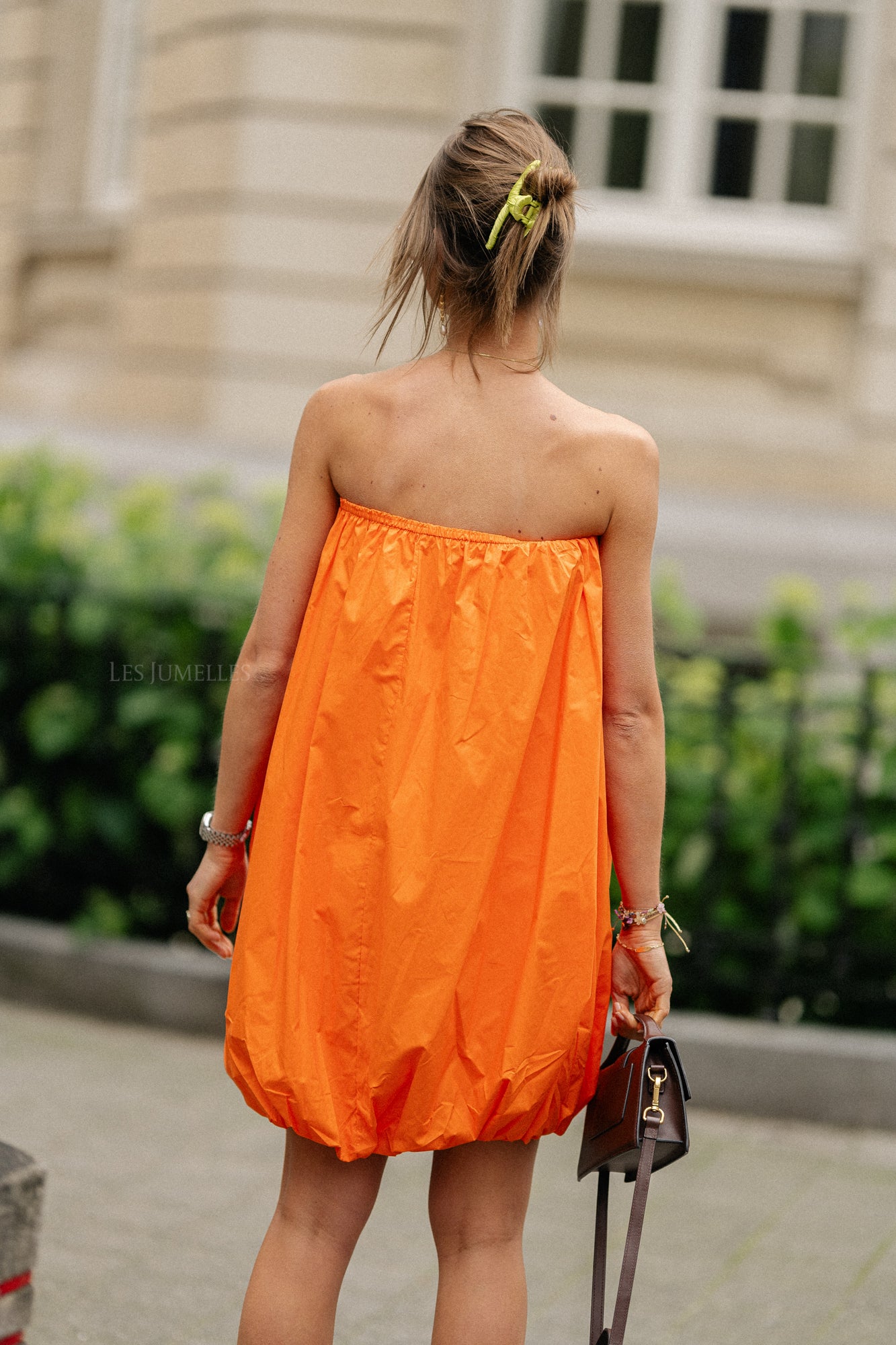 Robe bandeau Solange orange