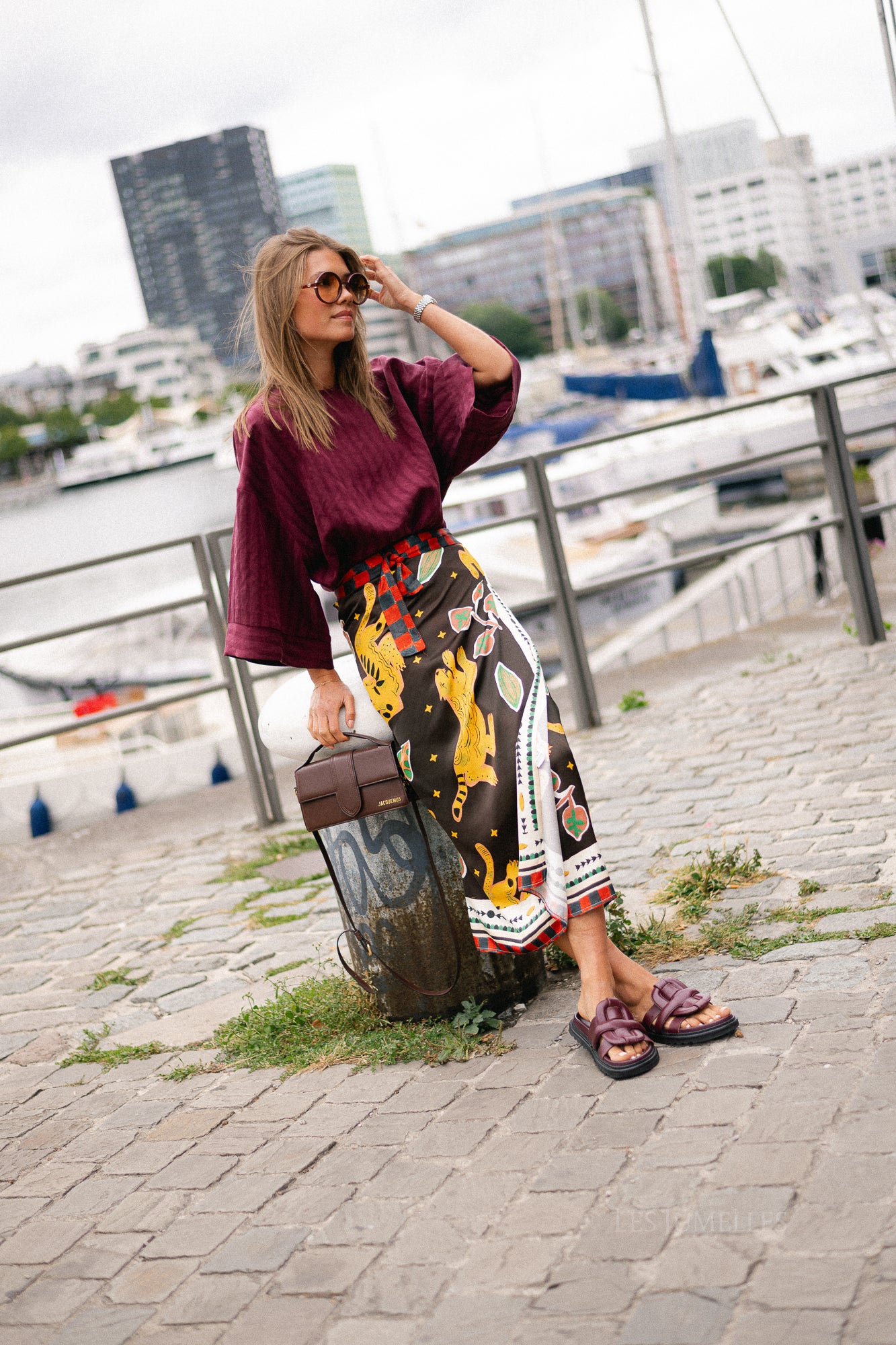 Luna wrap skirt - wild jungle