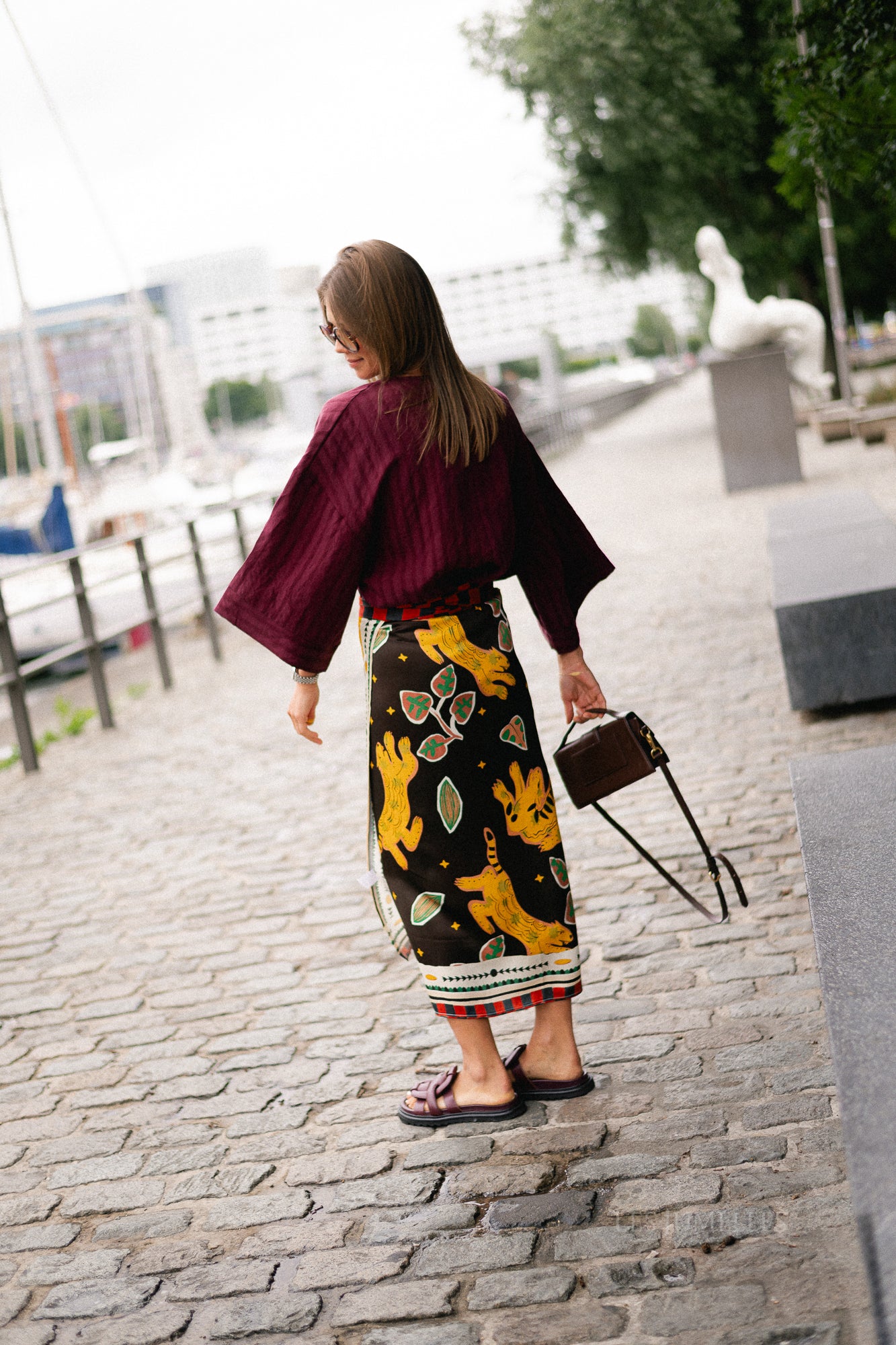 Luna wrap skirt - wild jungle