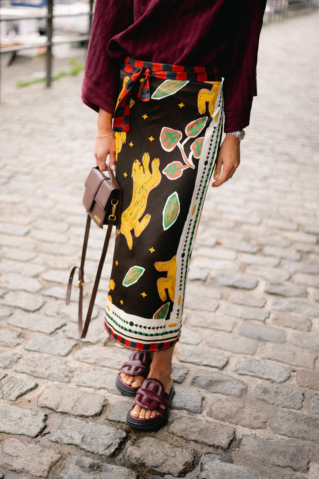 Luna wrap skirt - wild jungle