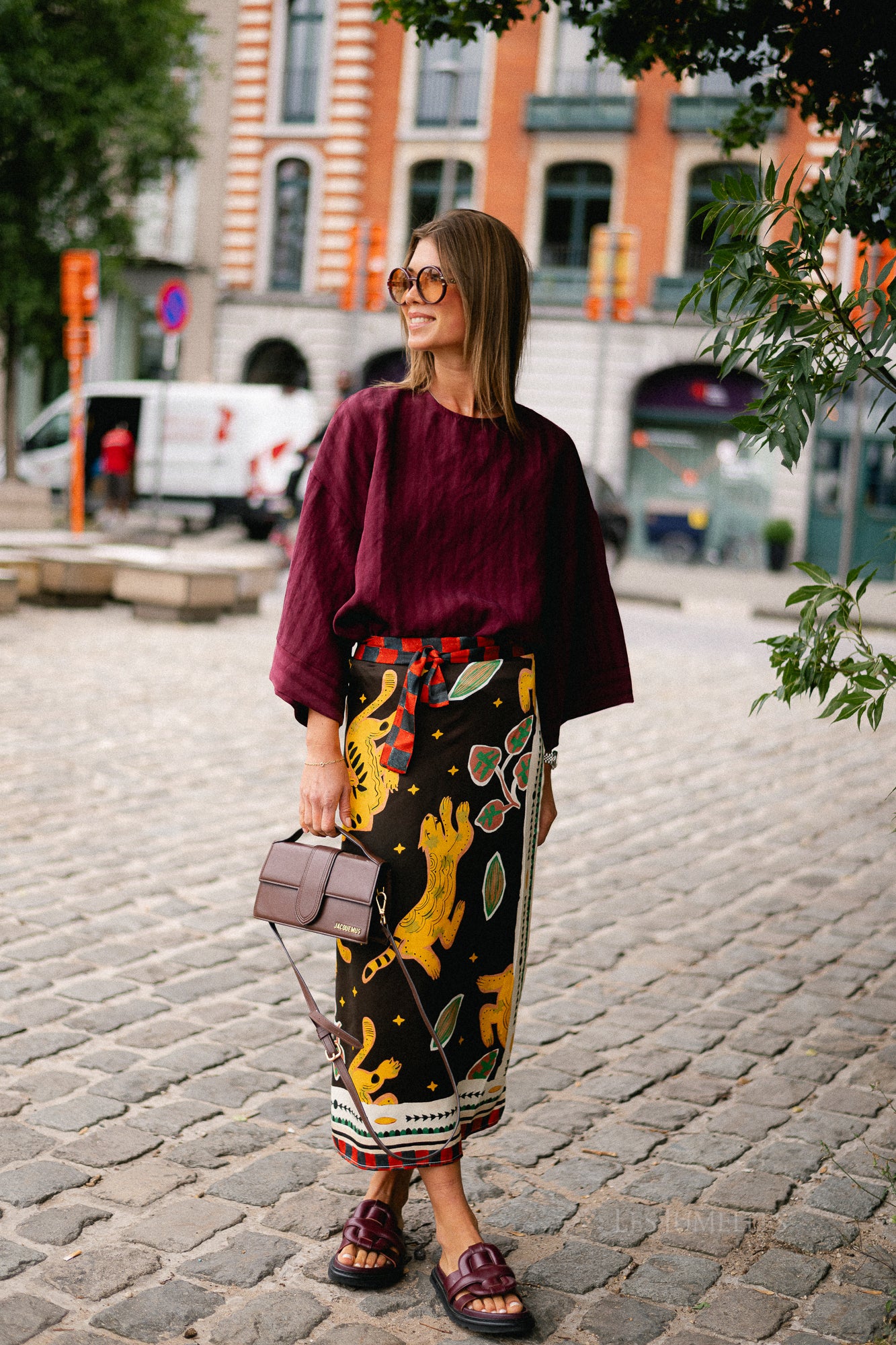 Luna wrap skirt - wild jungle