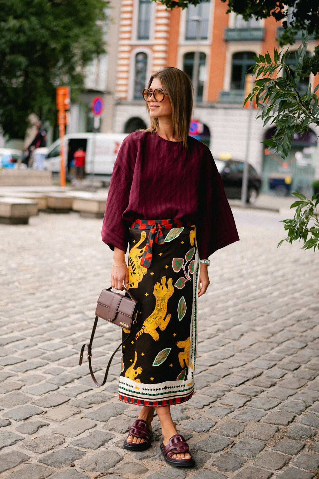 Luna wrap skirt - wild jungle