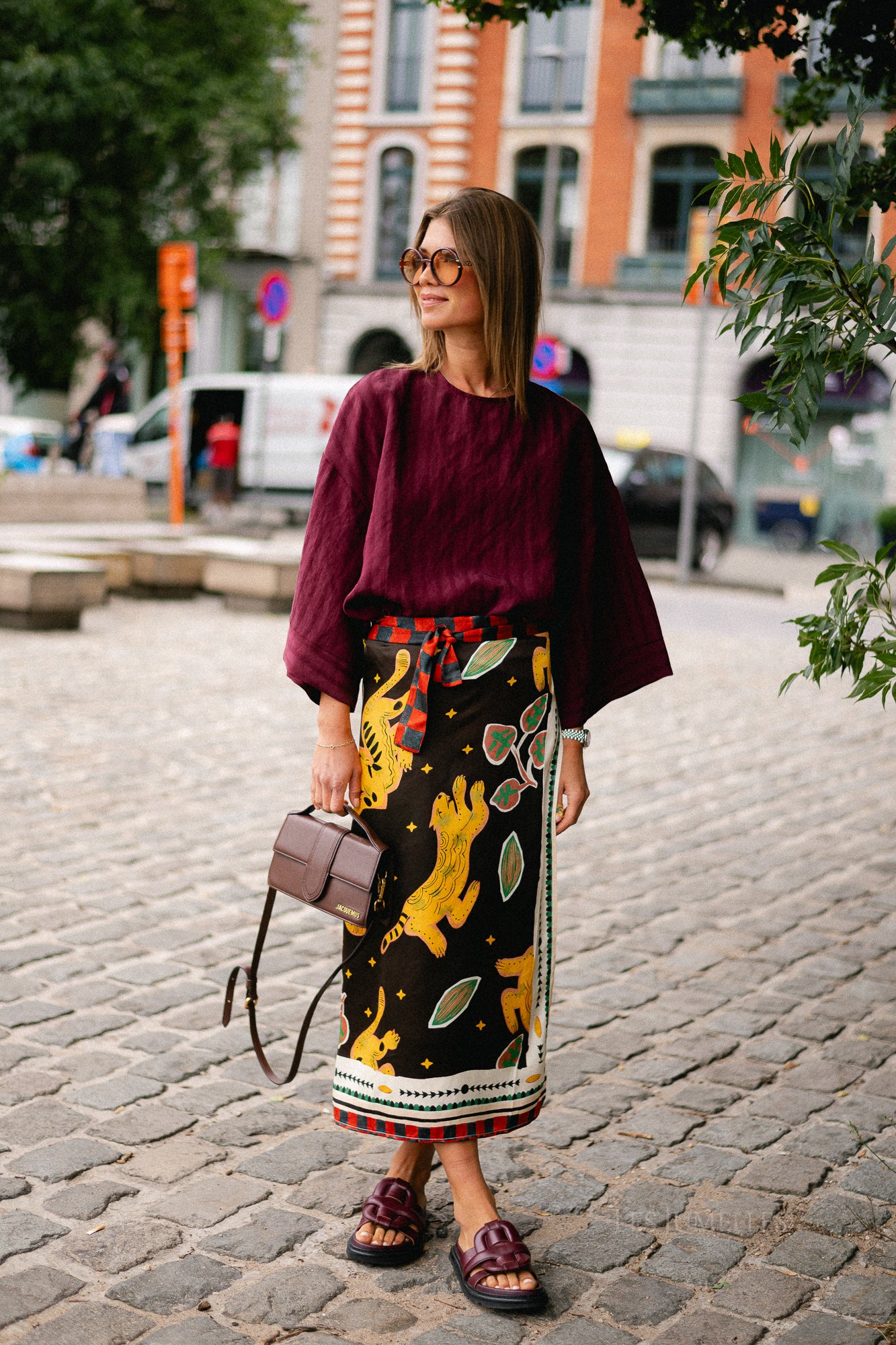 Luna wrap skirt - wild jungle