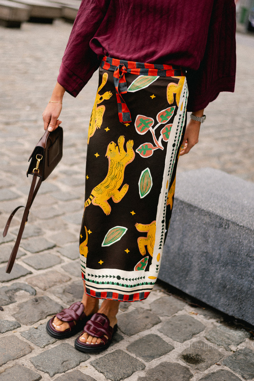 Luna wrap skirt - wild jungle