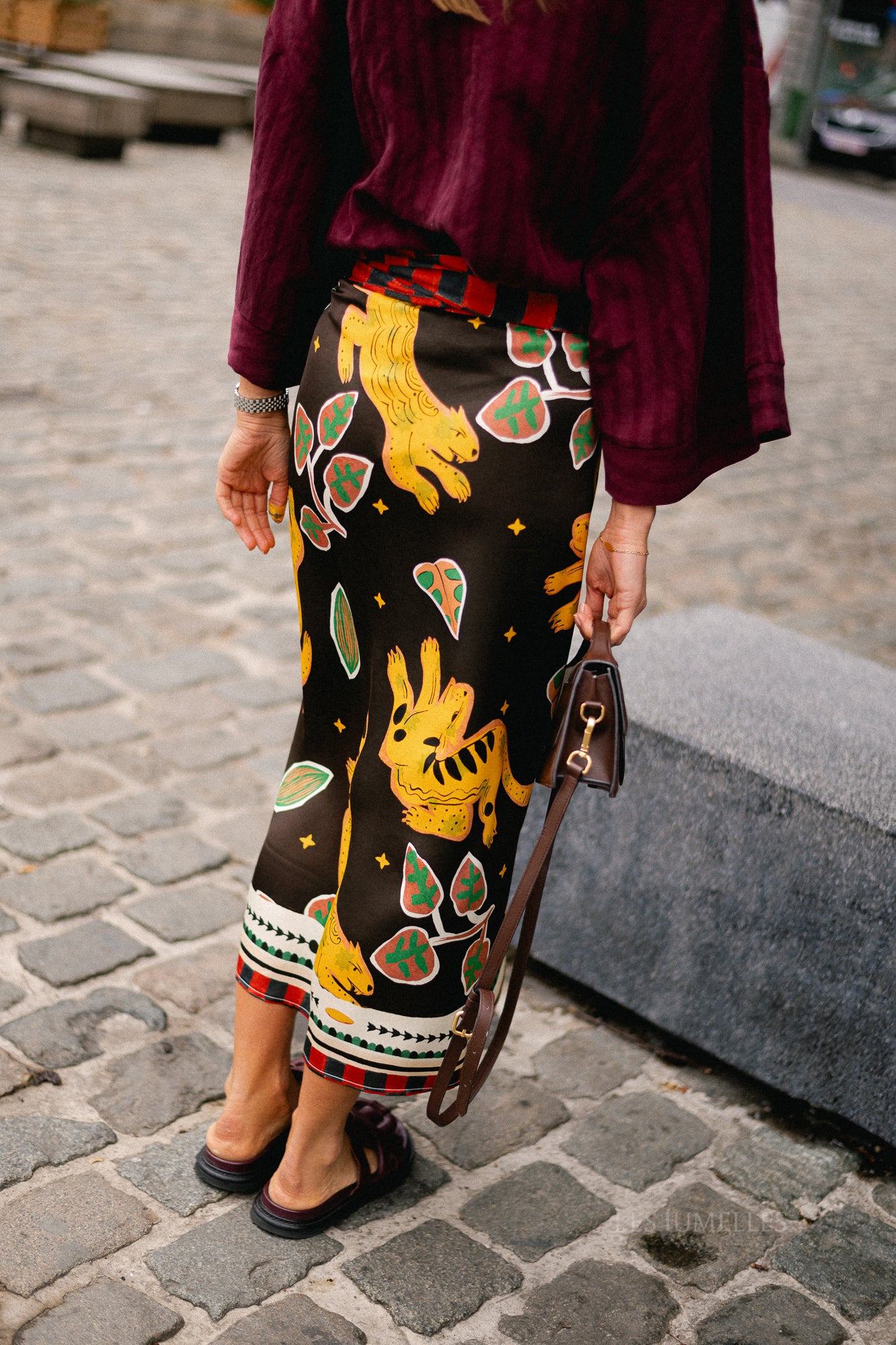 Luna wrap skirt - wild jungle