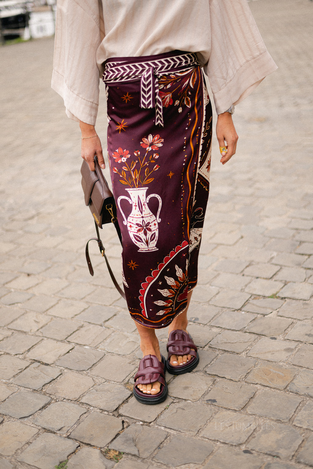 Luna wrap skirt - mystic sun