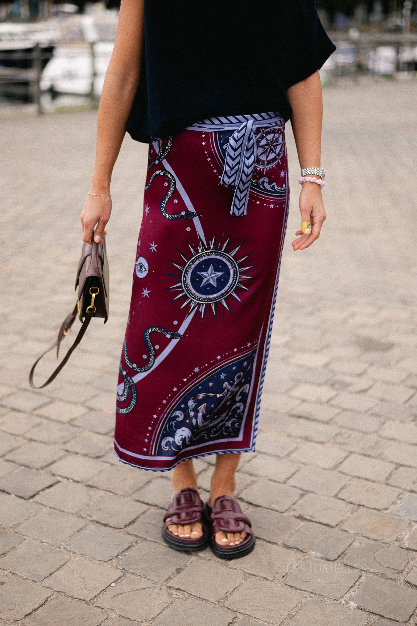 Luna wrap skirt - celestial
