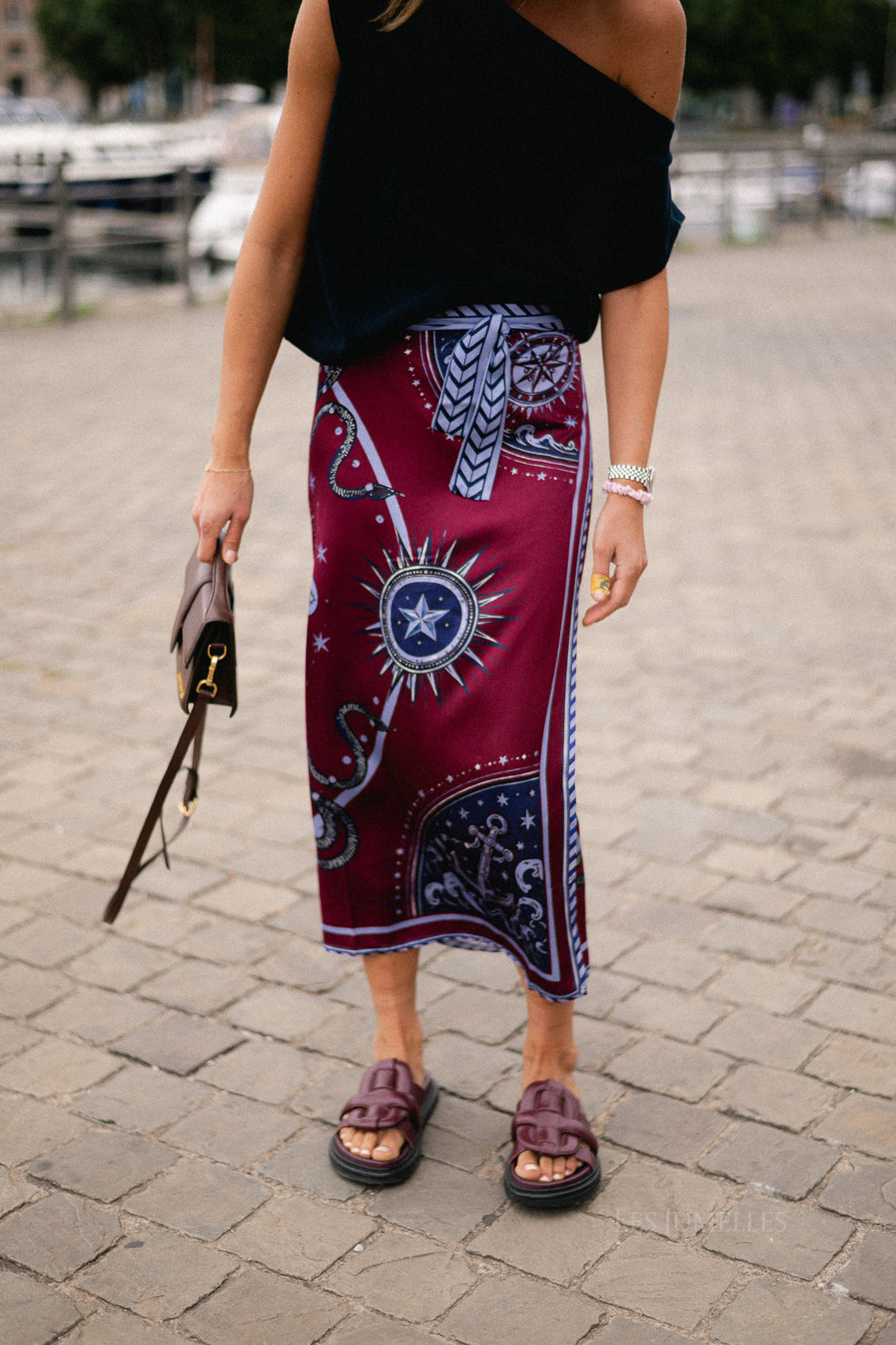 Luna wrap skirt - celestial