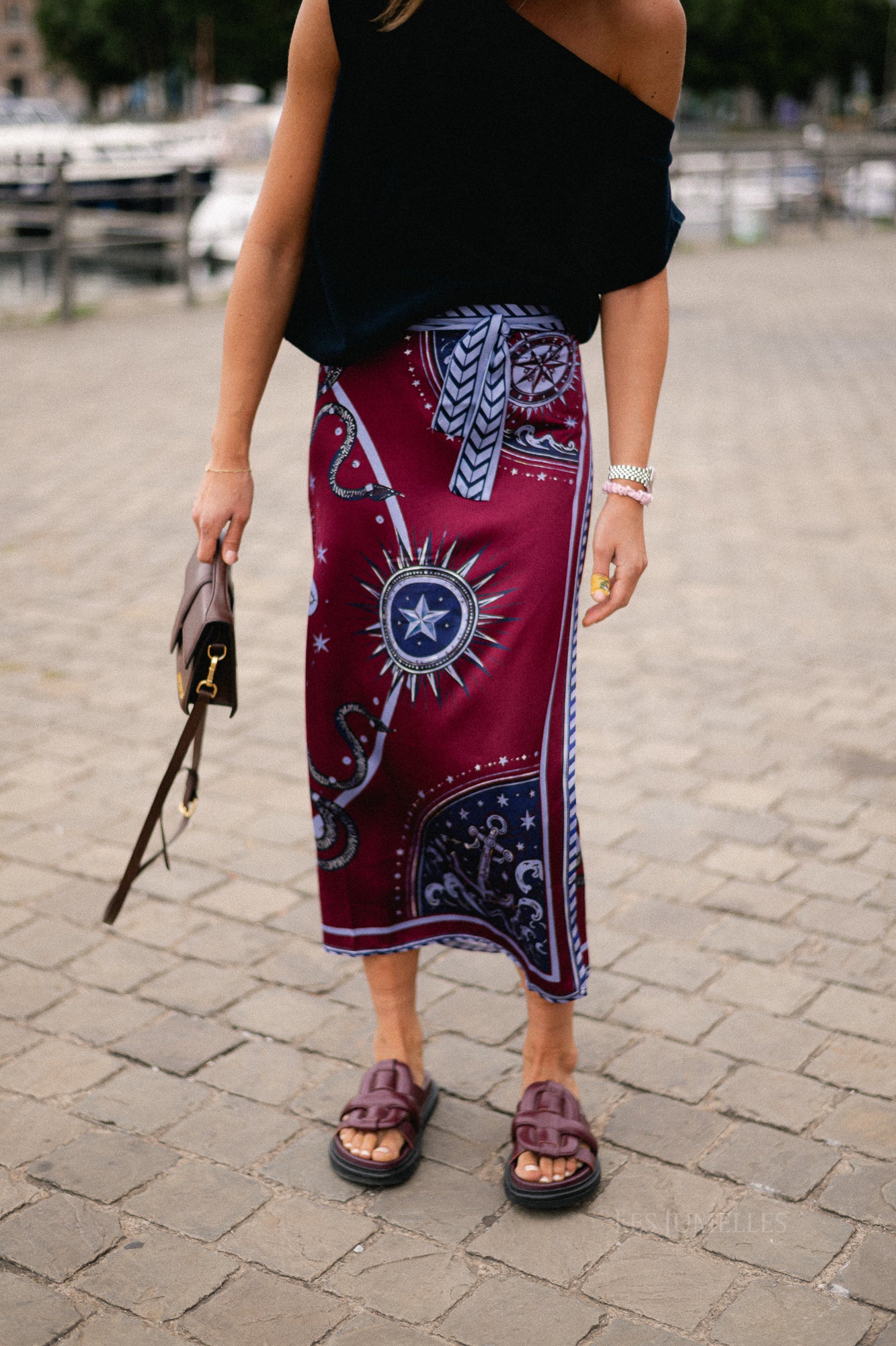 Luna wrap skirt - celestial