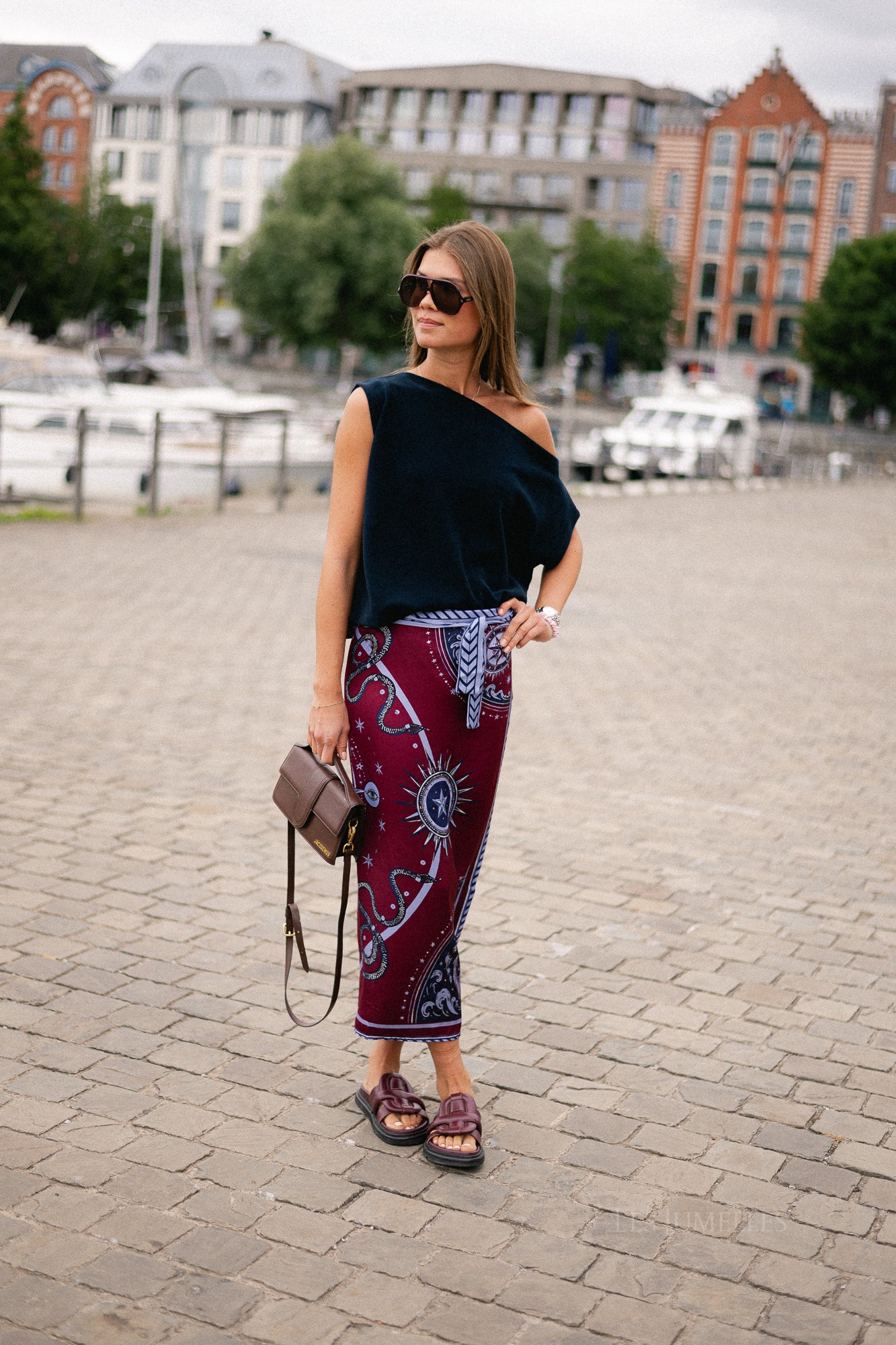 Luna wrap skirt - celestial