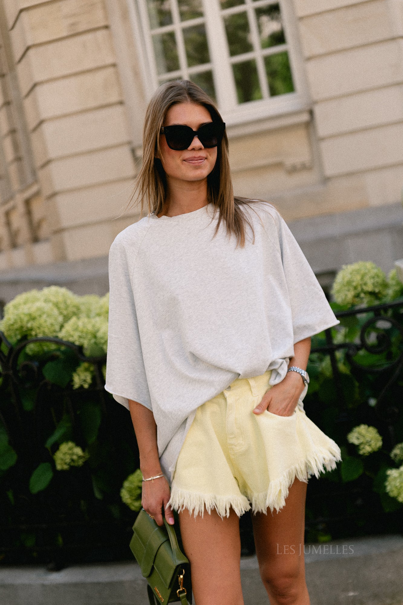 Jeanne T-shirt light grey melange