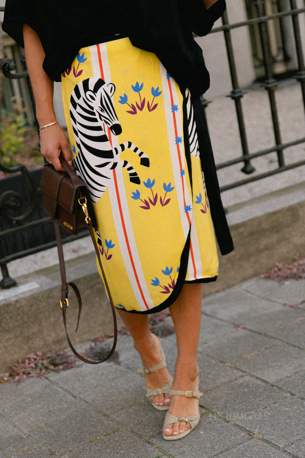 Lisa wrap skirt - zebra