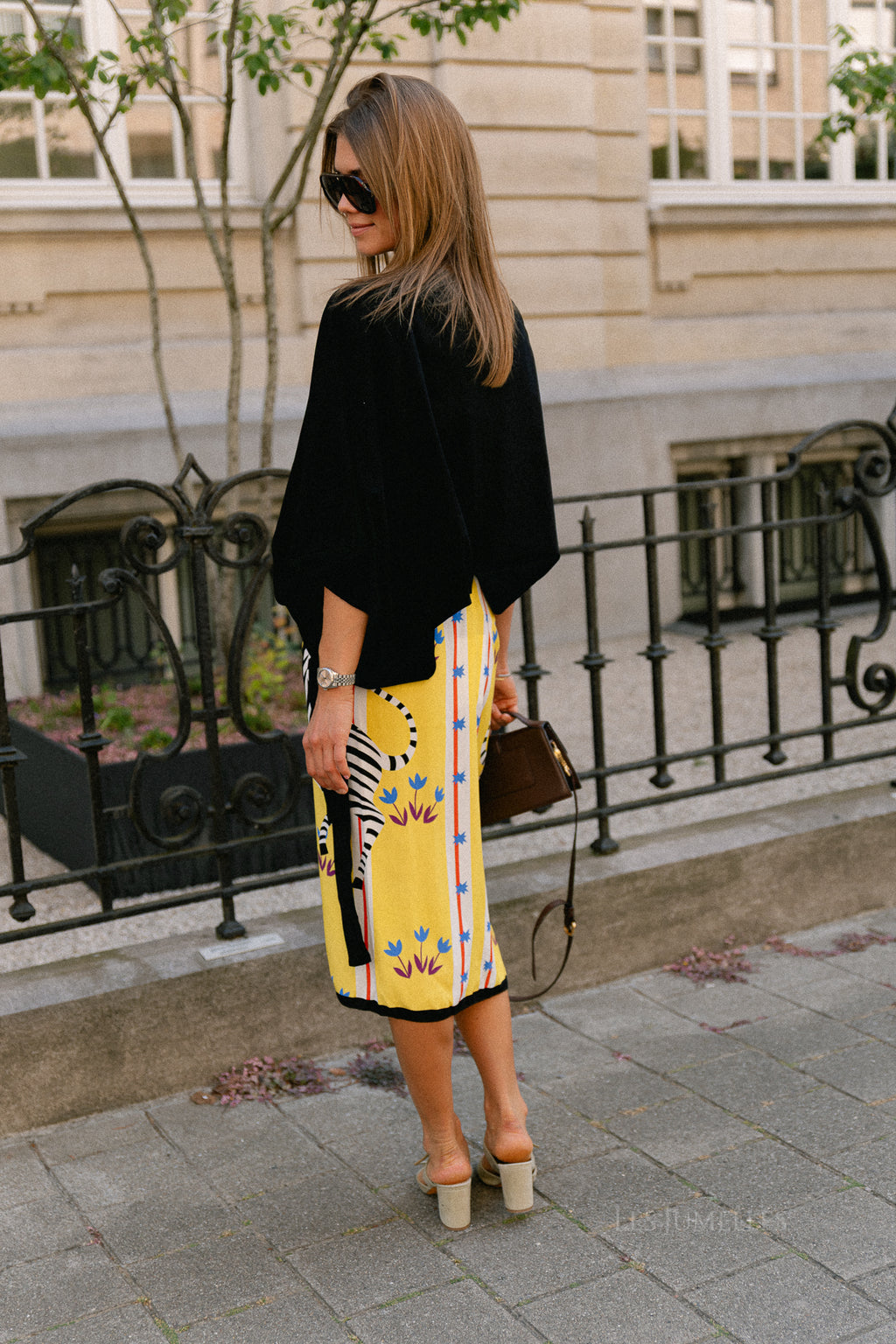 Lisa wrap skirt - zebra