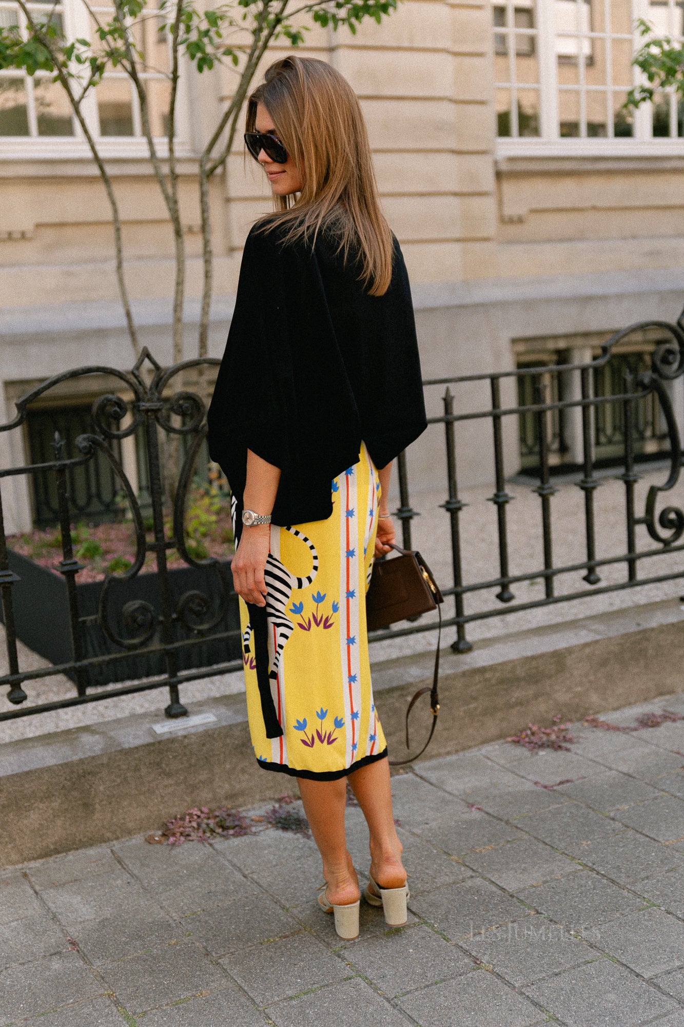Lisa wrap skirt - zebra