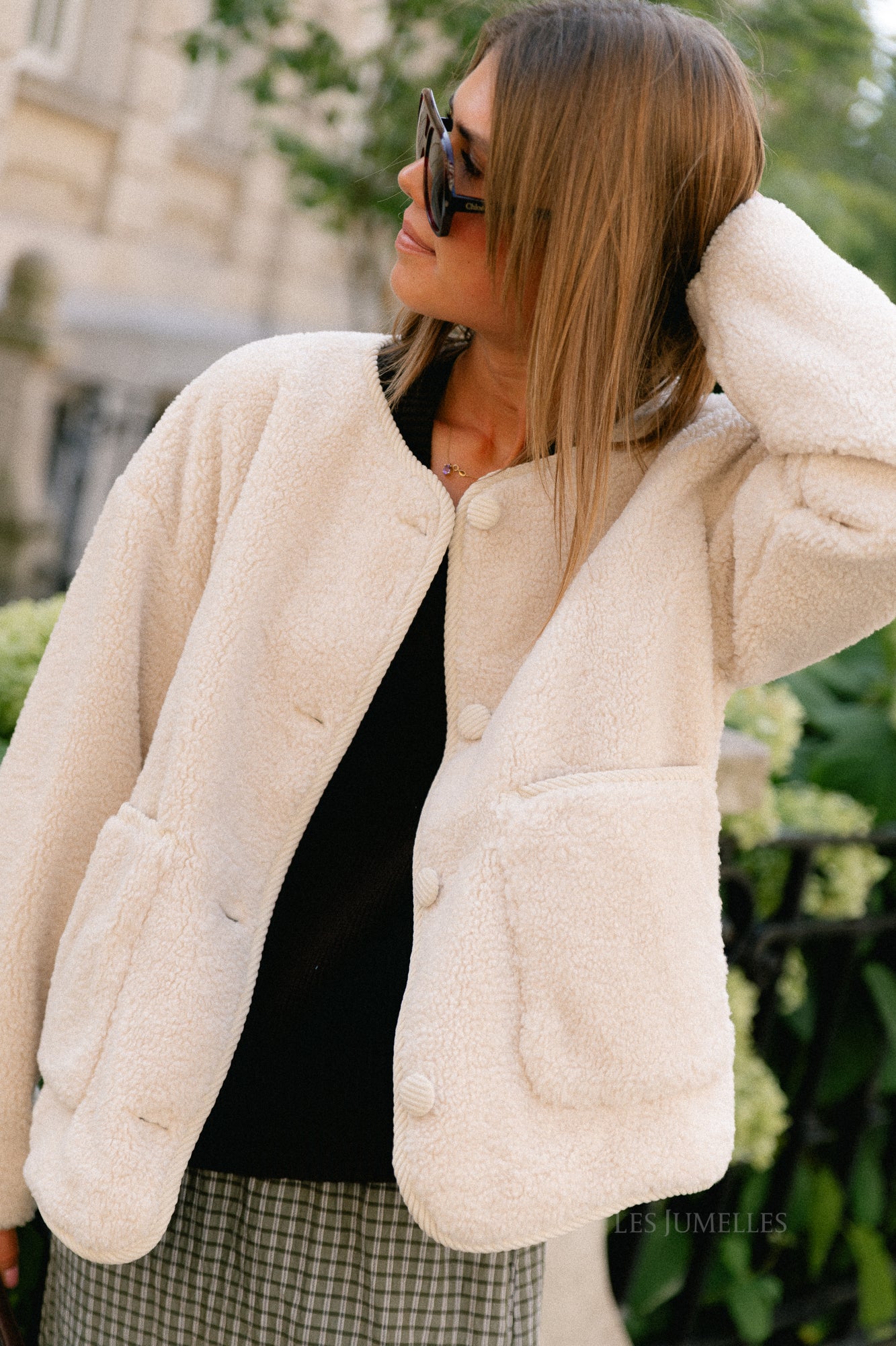VILilli LS teddy jacket birch