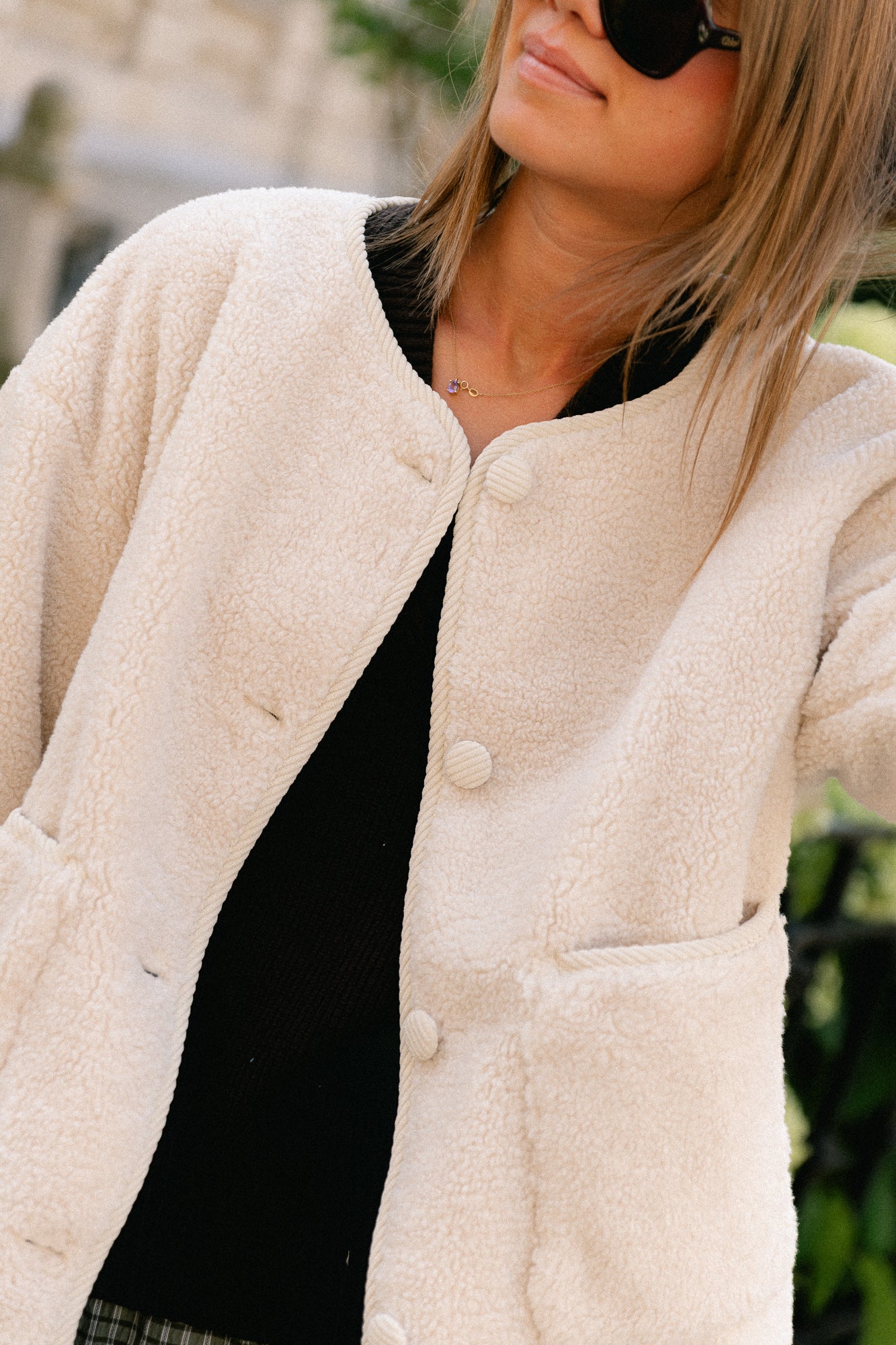 VILilli LS teddy jacket birch