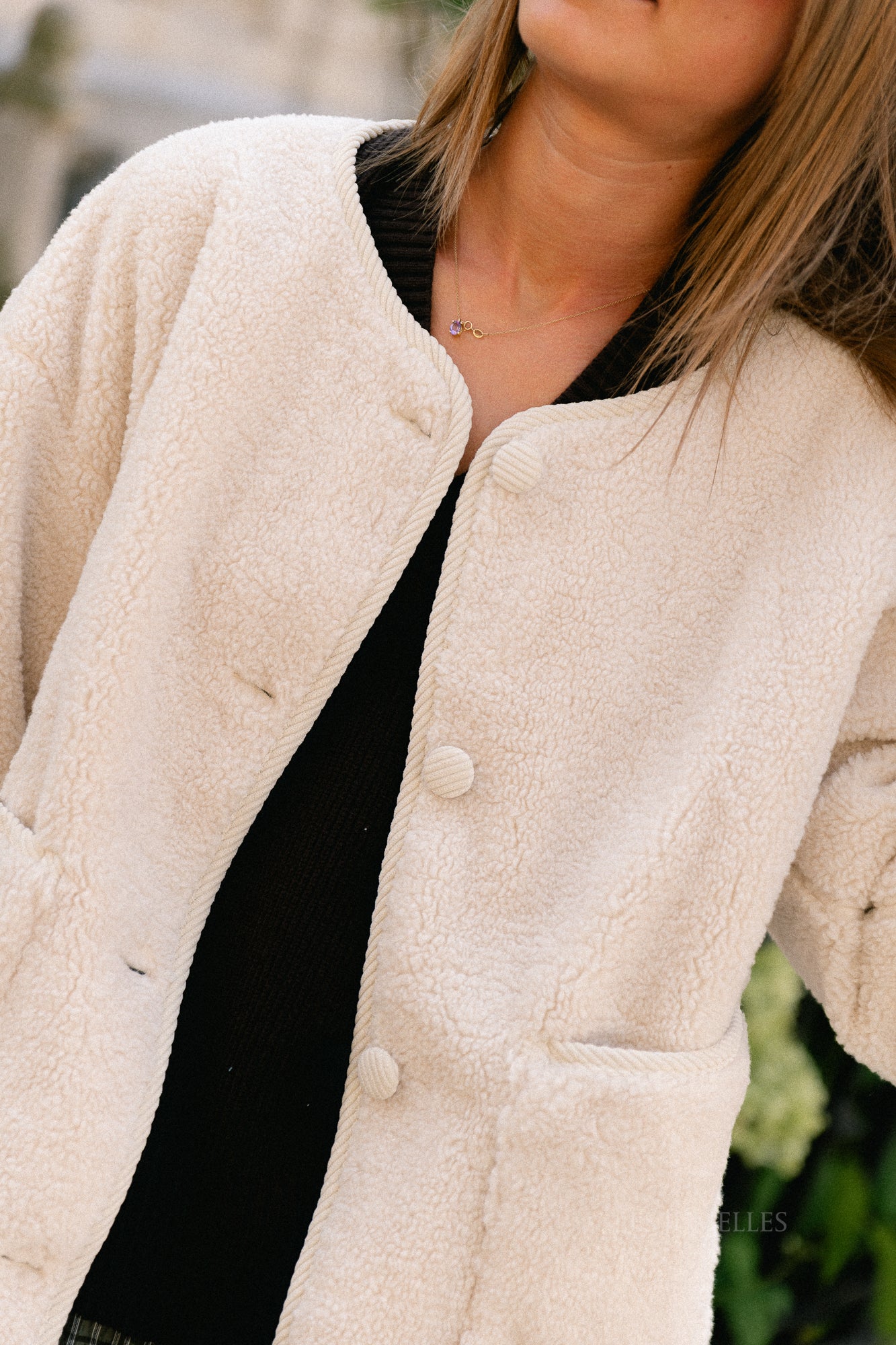 VILilli LS teddy jacket birch
