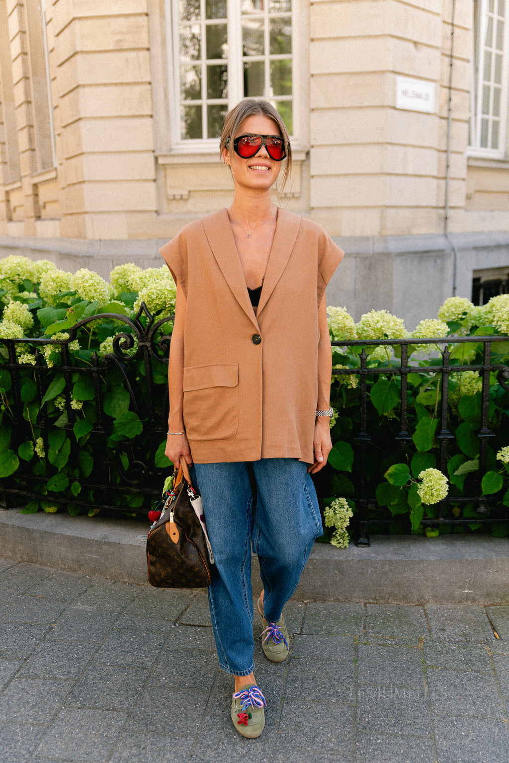 Rachelle oversized SL blazer camel