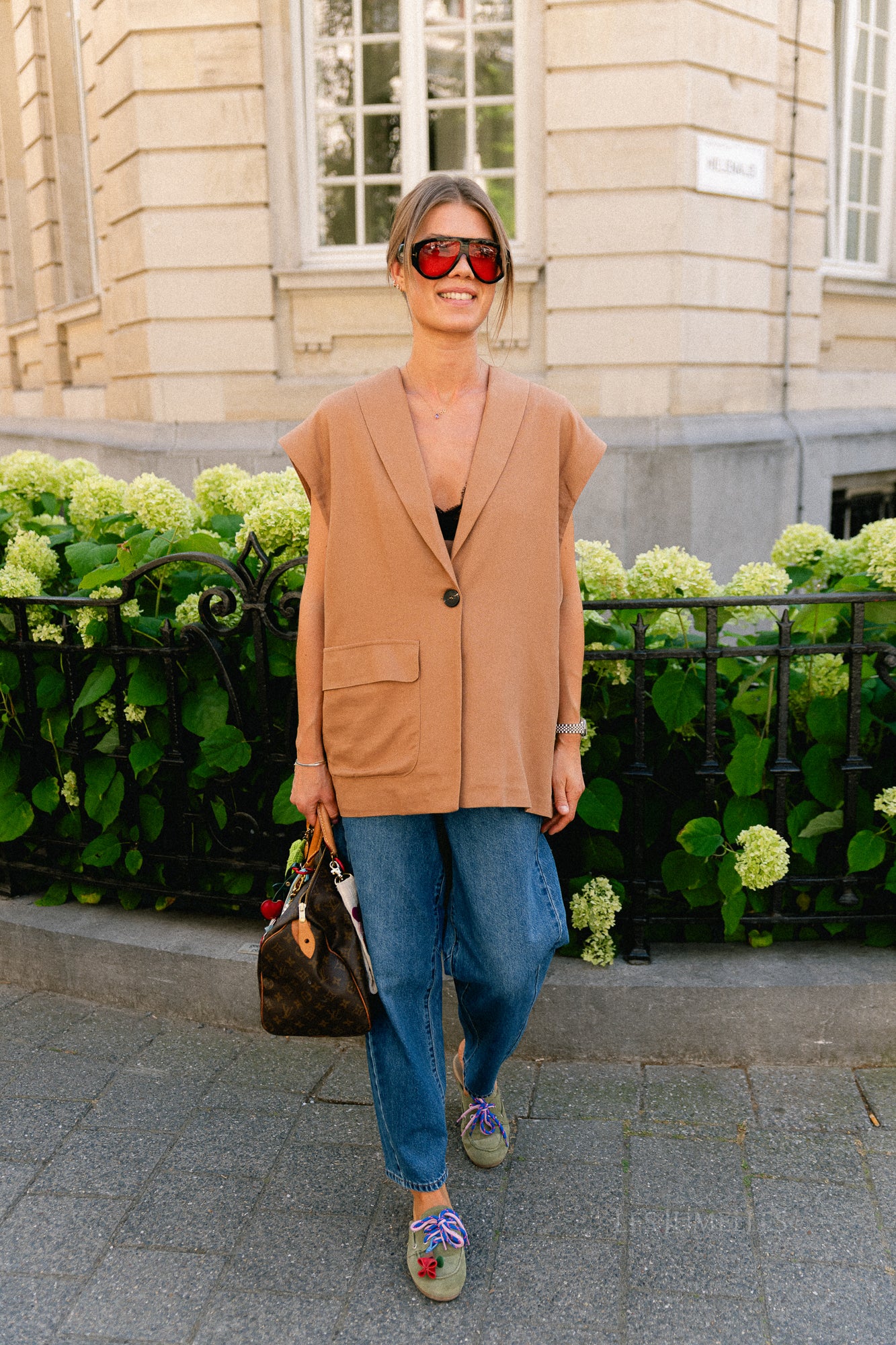 Rachelle oversized SL blazer camel
