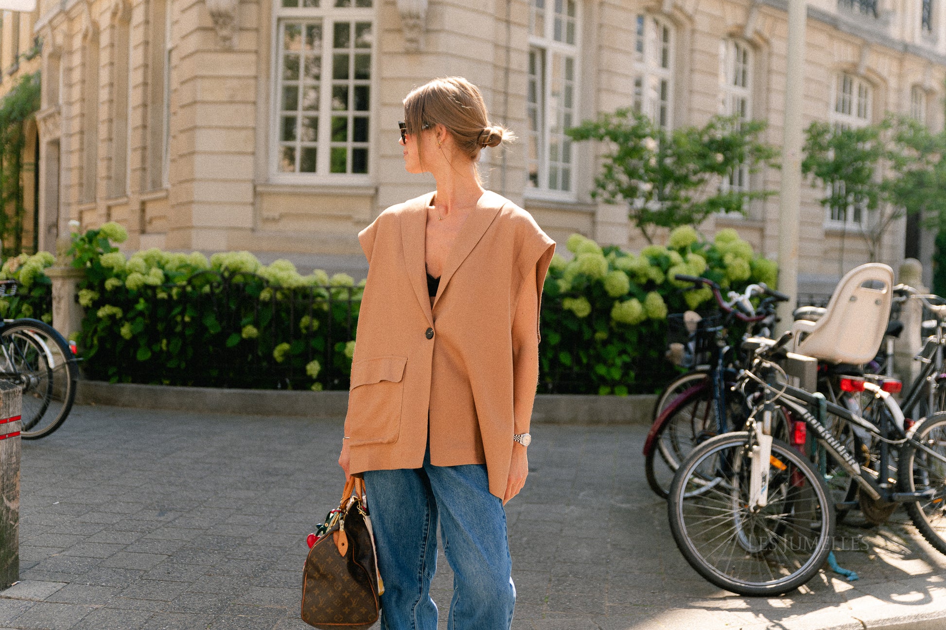 Rachelle oversized SL blazer camel