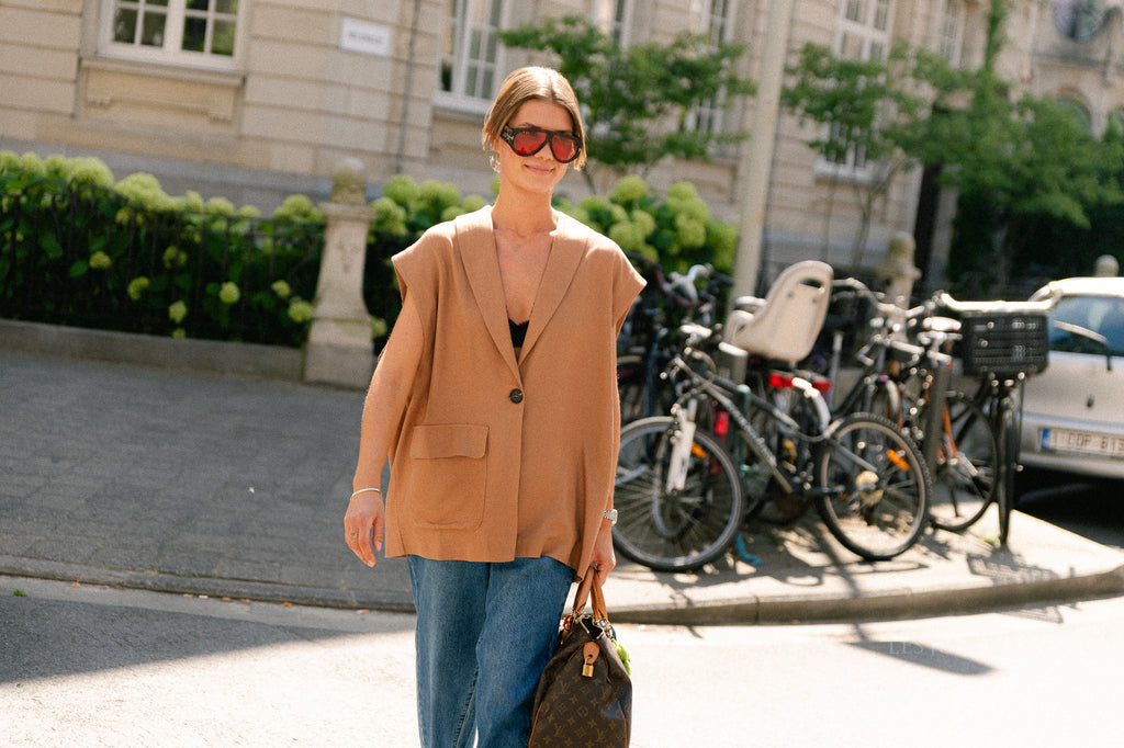 Rachelle oversized SL blazer camel
