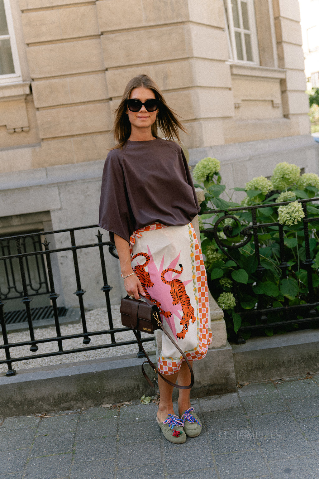 Lisa wrap skirt - tiger
