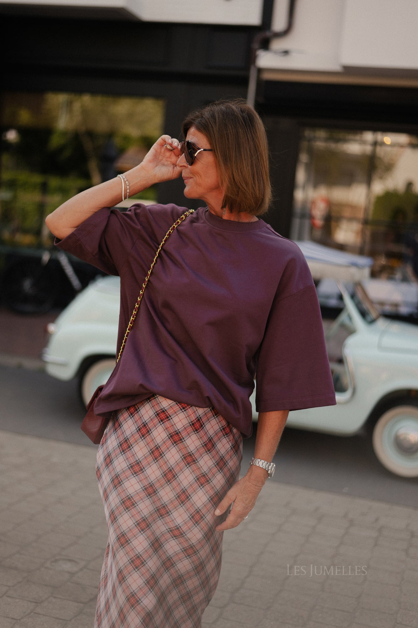 Saralena T-shirt huckleberry