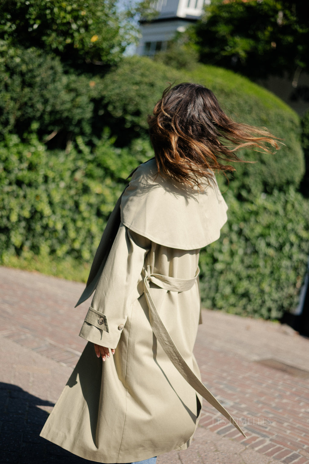 SLFSandra scarf coat slate green