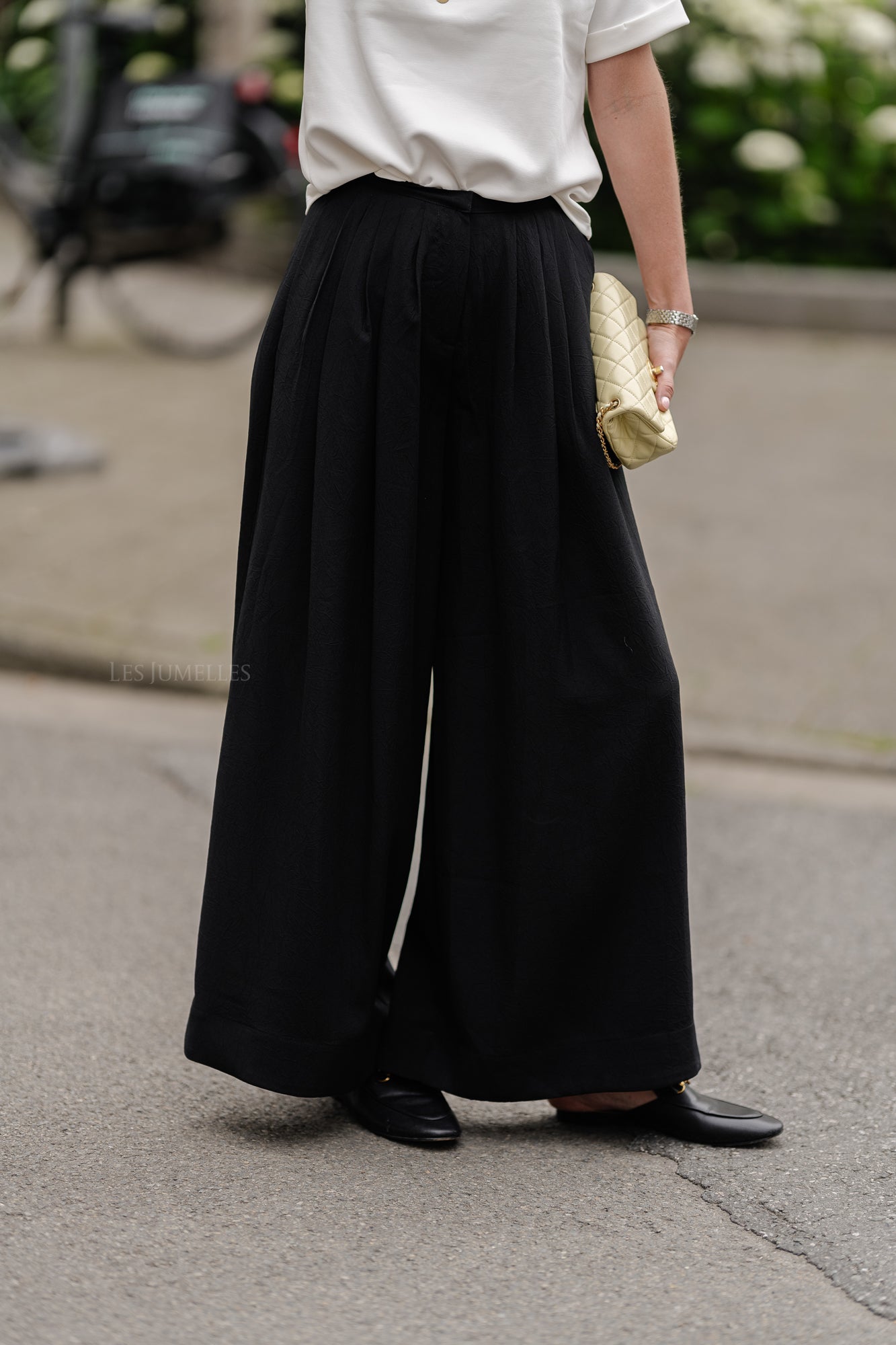 Pantalon large Lucille noir