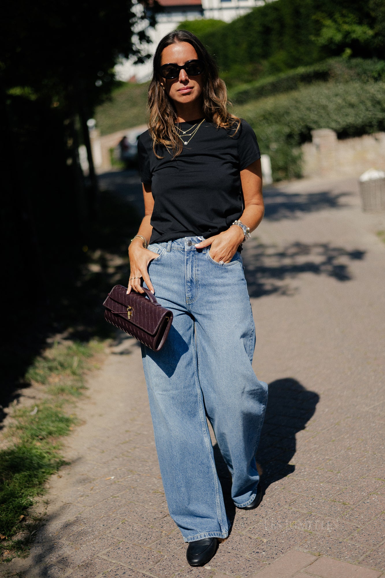 OBJNia Beate jeans dark blue denim