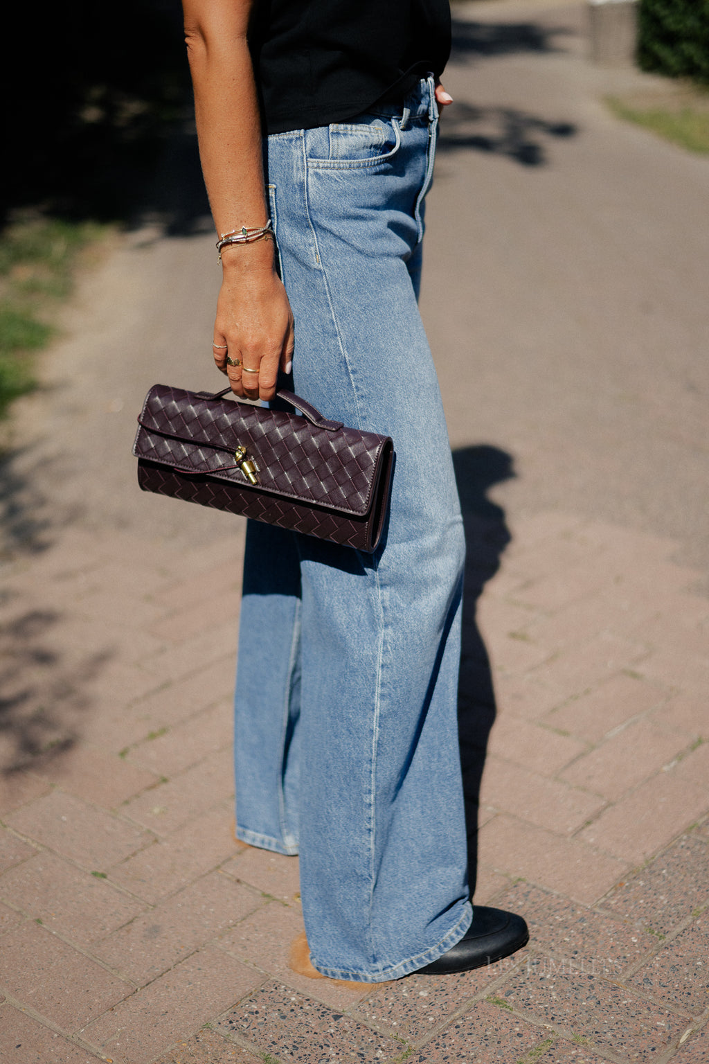 OBJNia Beate jeans dark blue denim