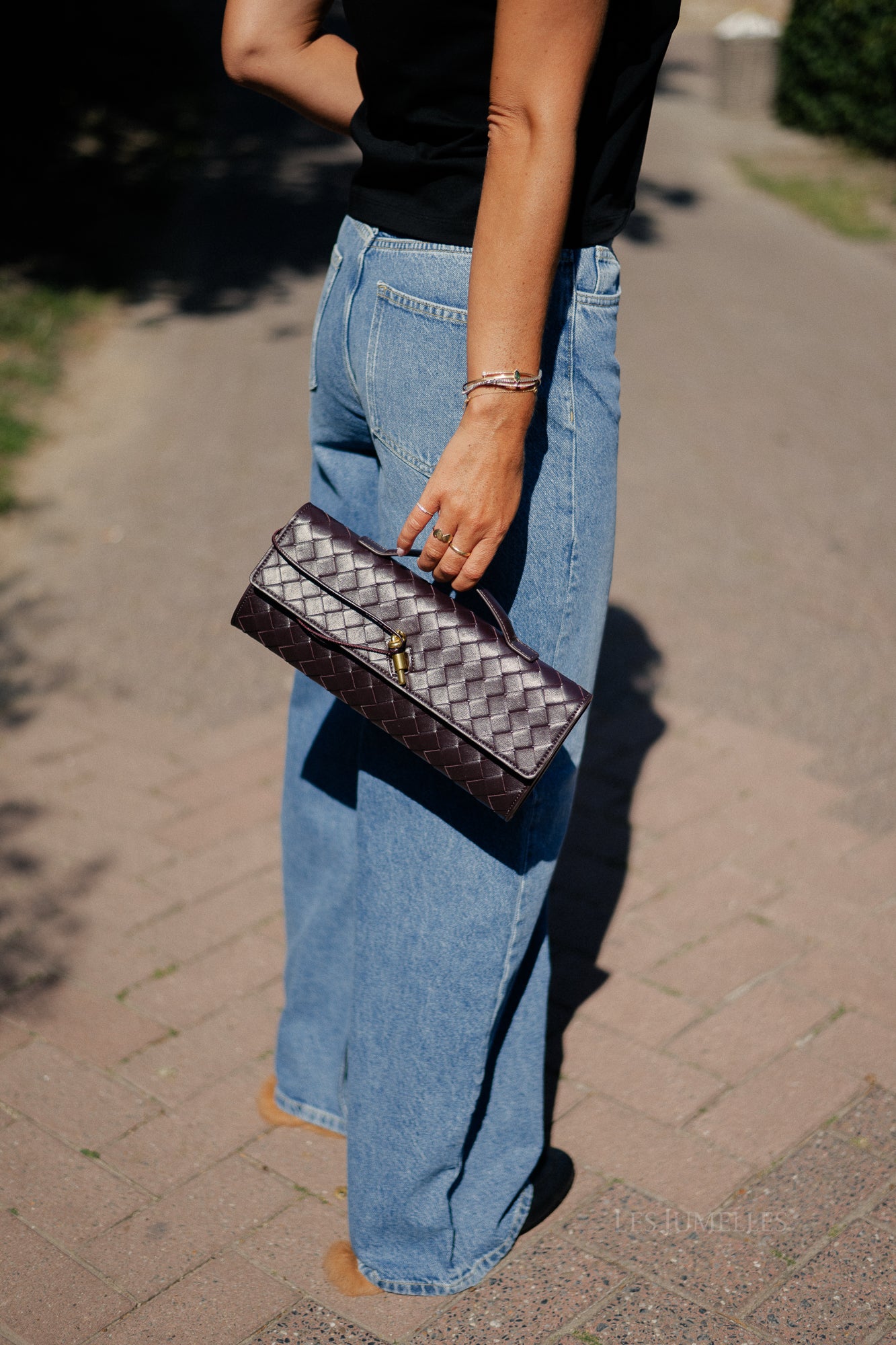 OBJNia Beate jeans dark blue denim