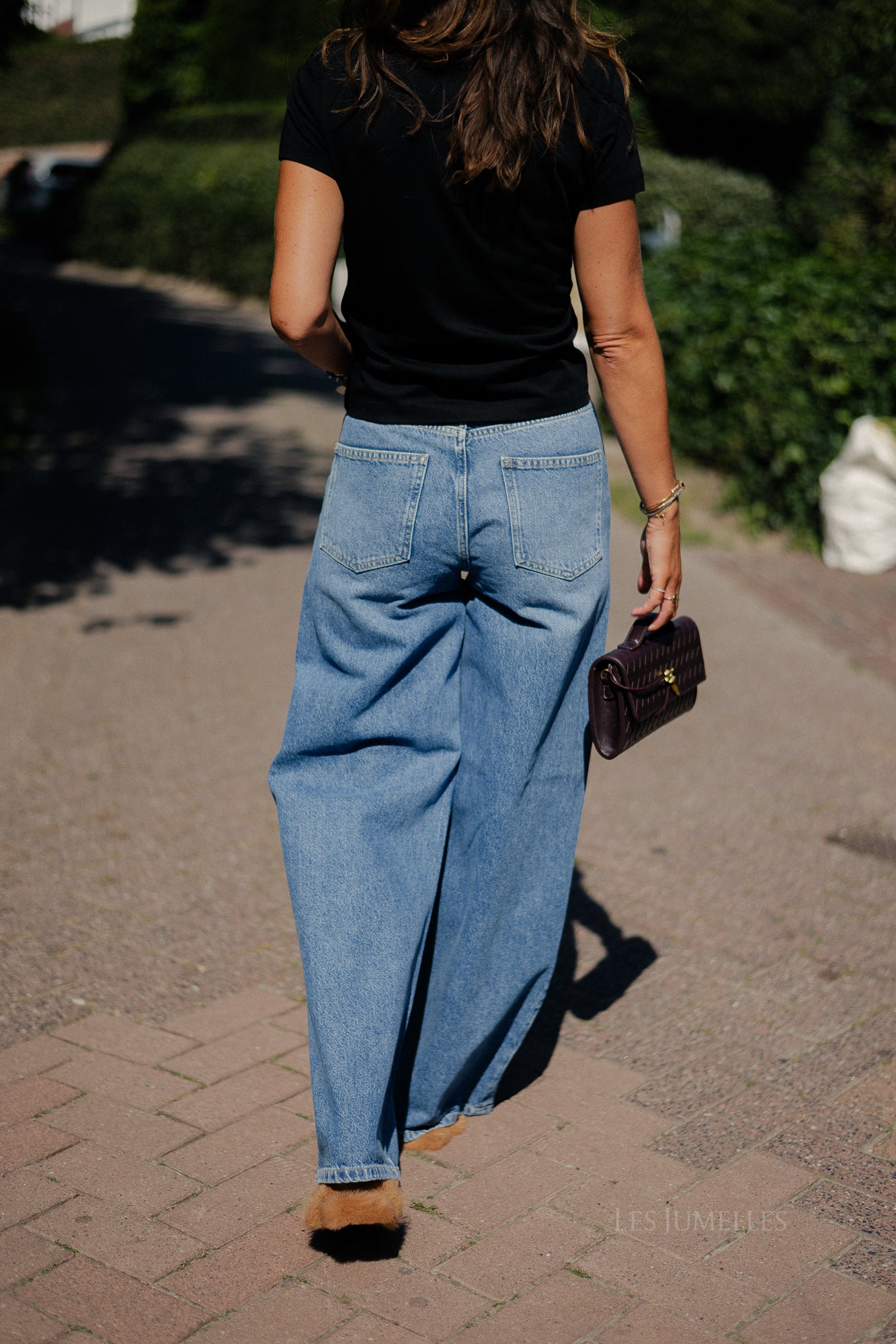 OBJNia Beate jeans dark blue denim