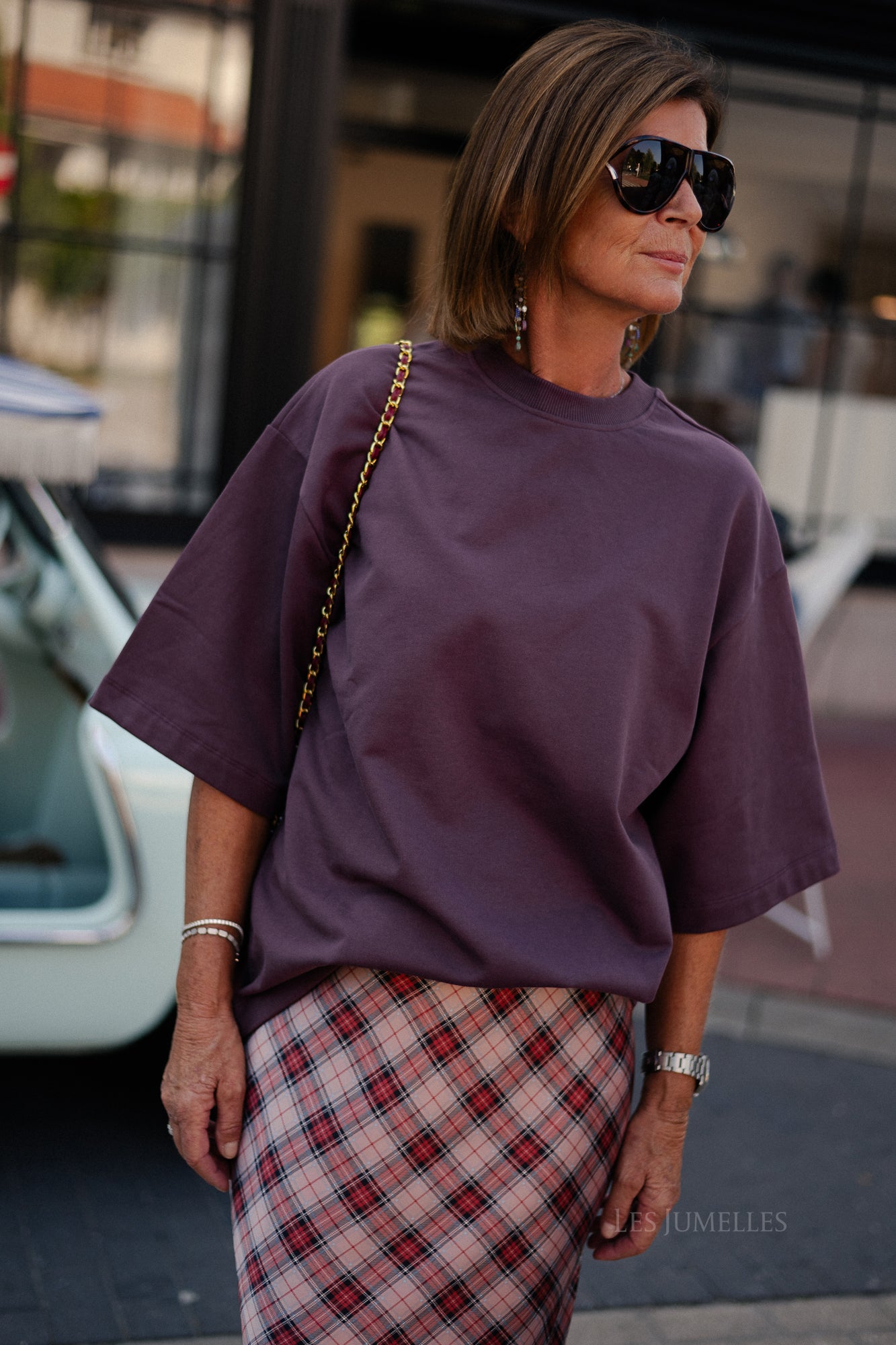 Saralena T-shirt huckleberry