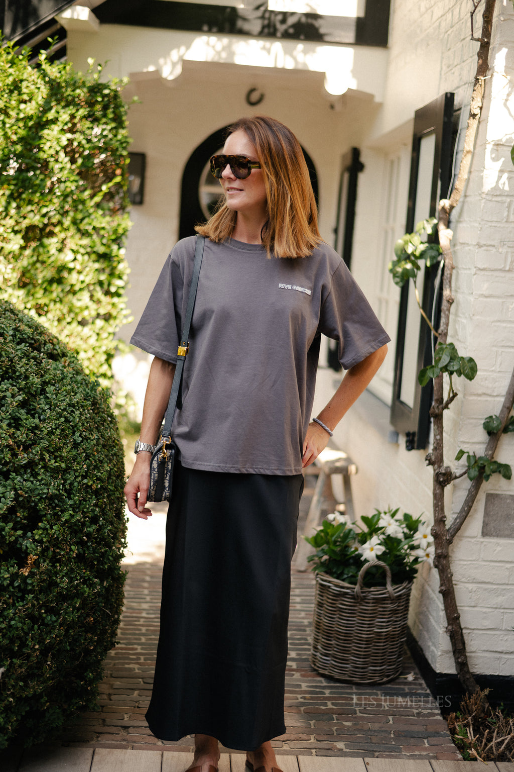 Rive gauche T-shirt grey
