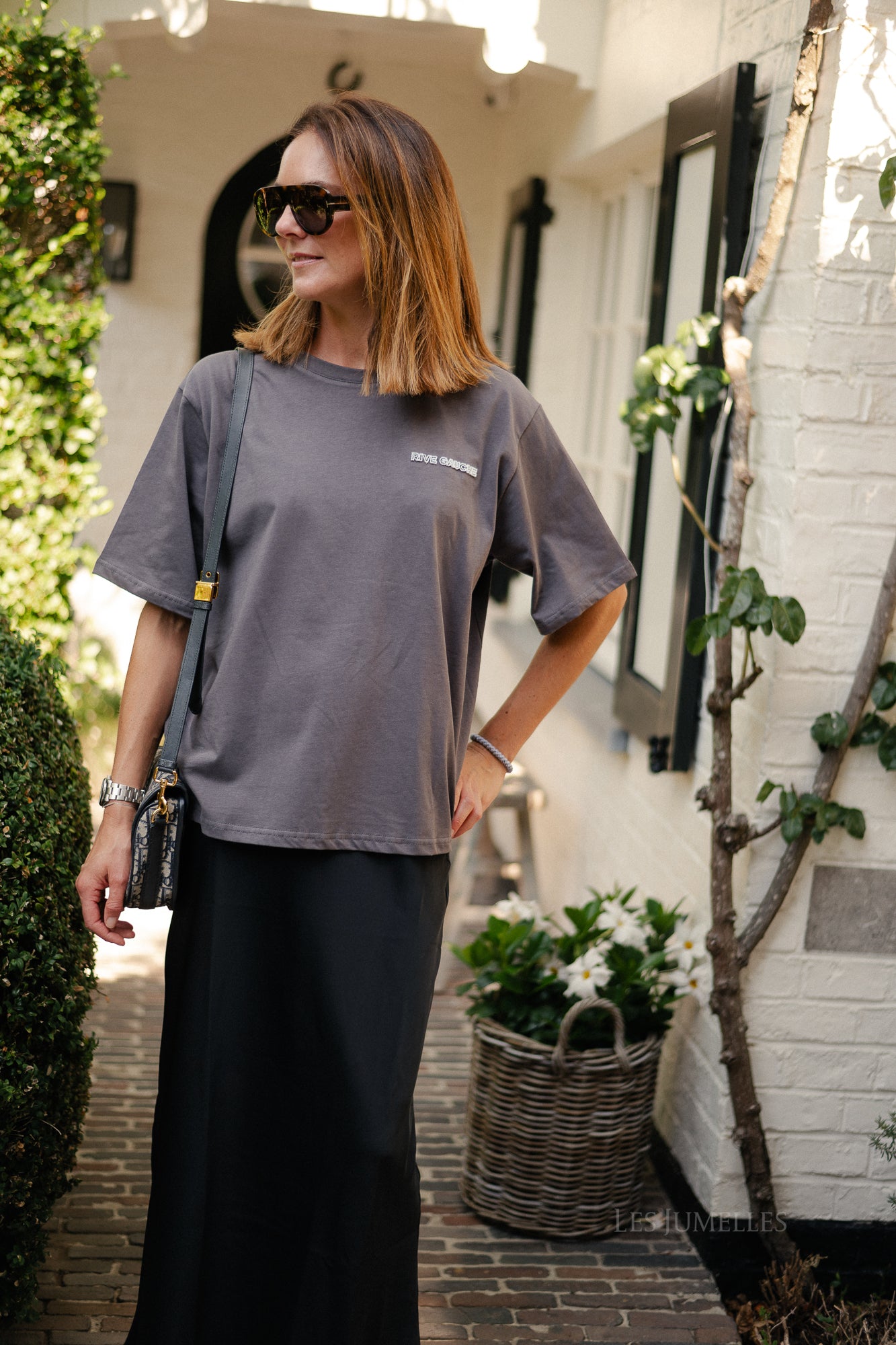 Rive gauche T-shirt grey