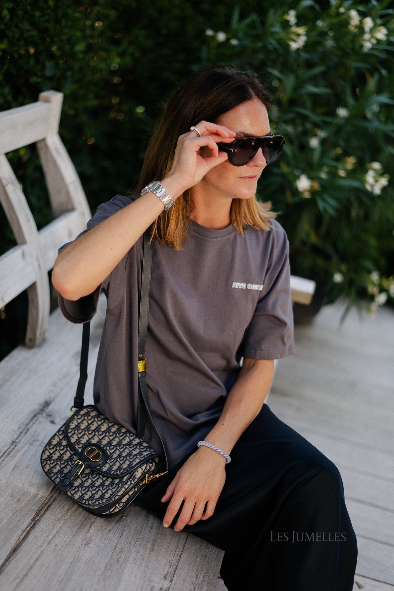 Rive gauche T-shirt grey