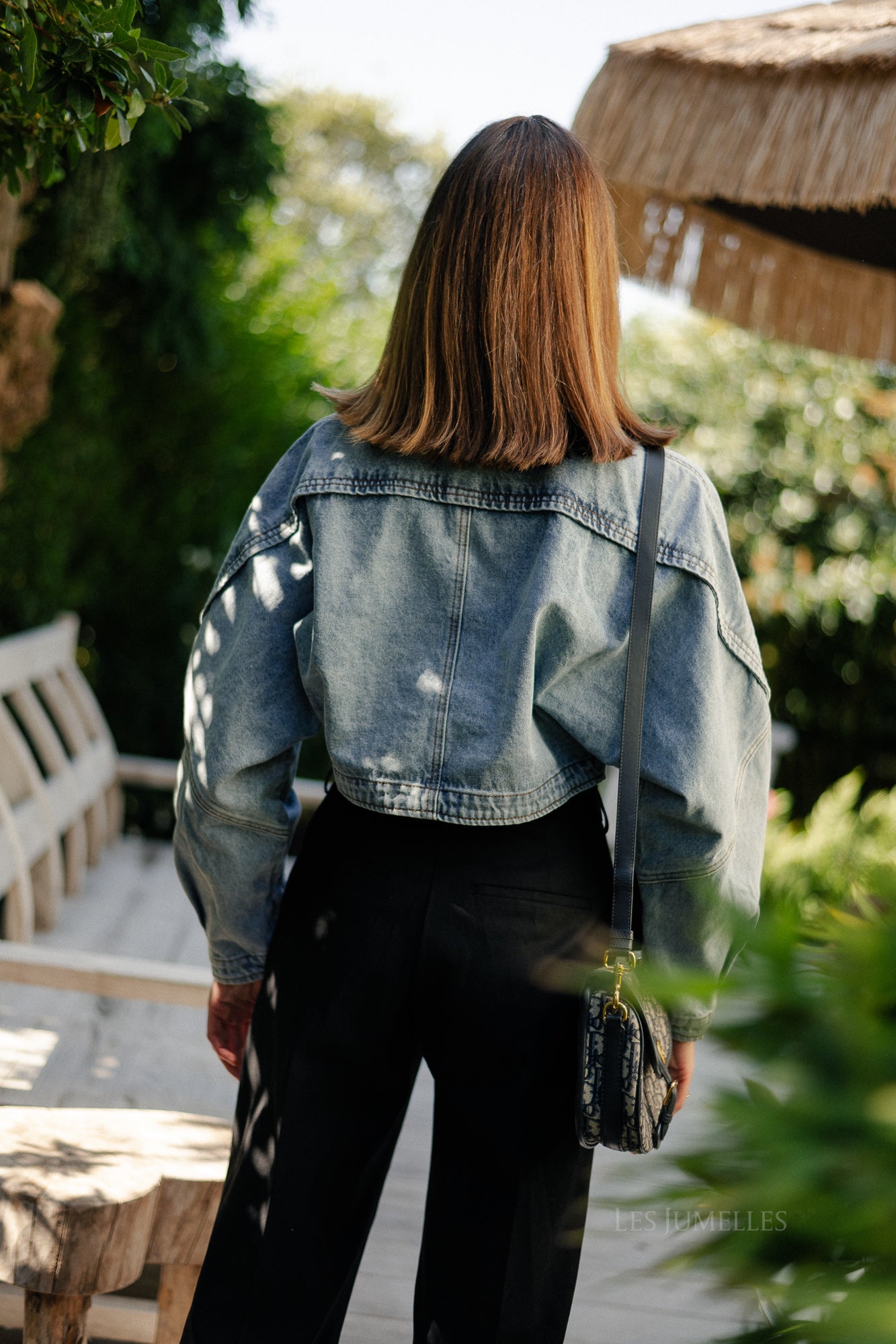 Nicolle denim jacket washed blue