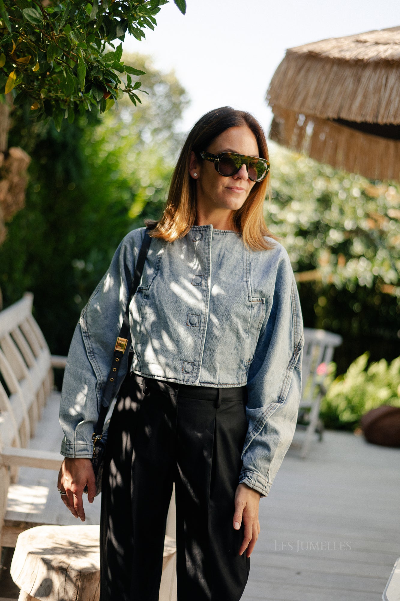 Nicolle denim jacket washed blue