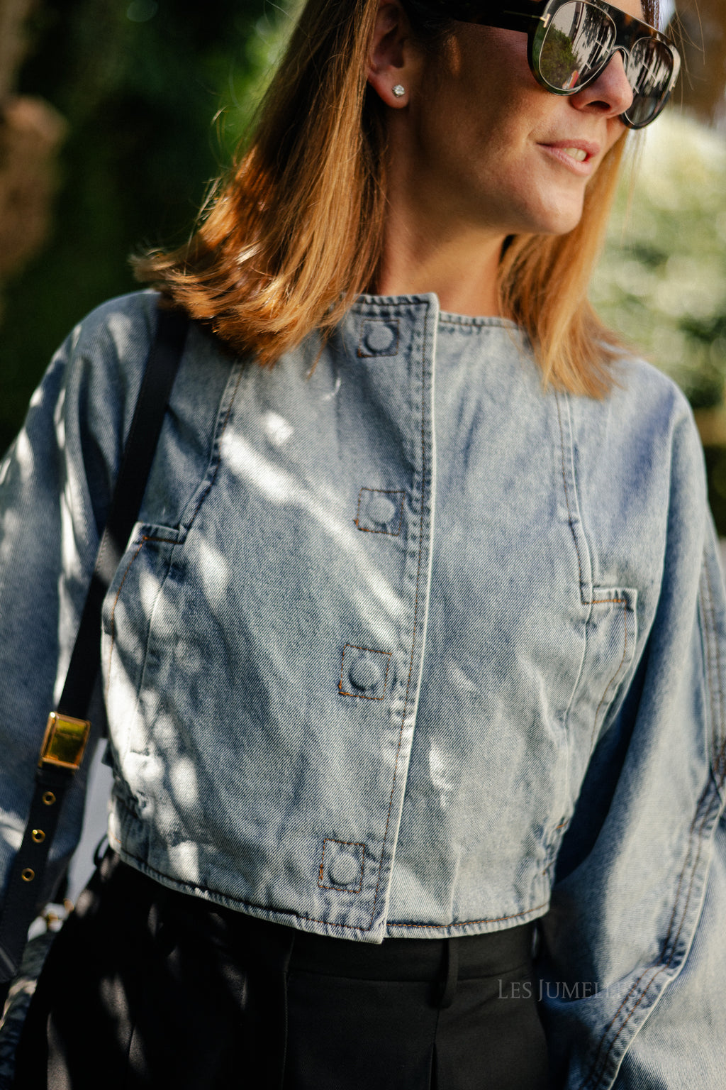 Nicolle denim jacket washed blue