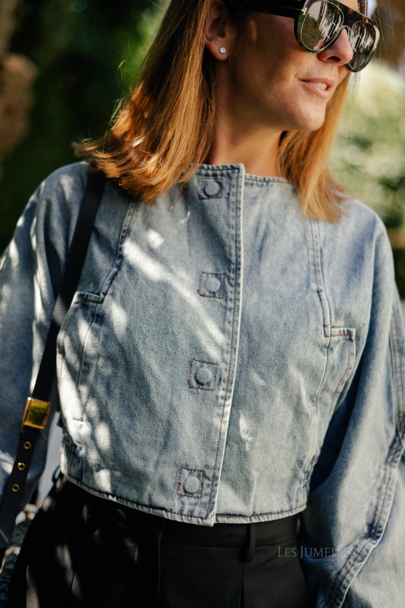 Nicolle denim jacket washed blue