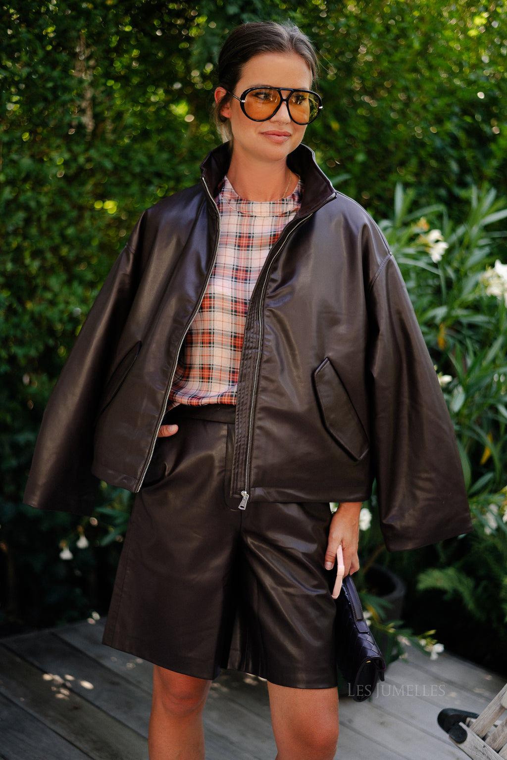 Paisley jacket chocolate plum